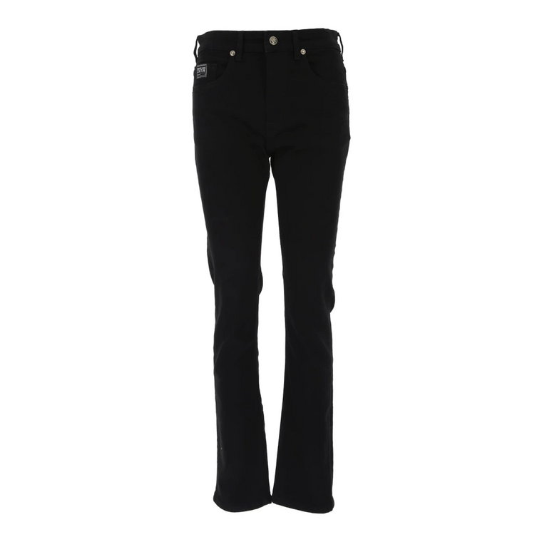 Czarne Spodnie Stylowe Versace Jeans Couture