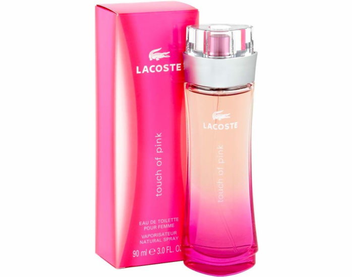 Woda toaletowa damska Lacoste Touch of Pink 90 ml (737052191324). Perfumy damskie