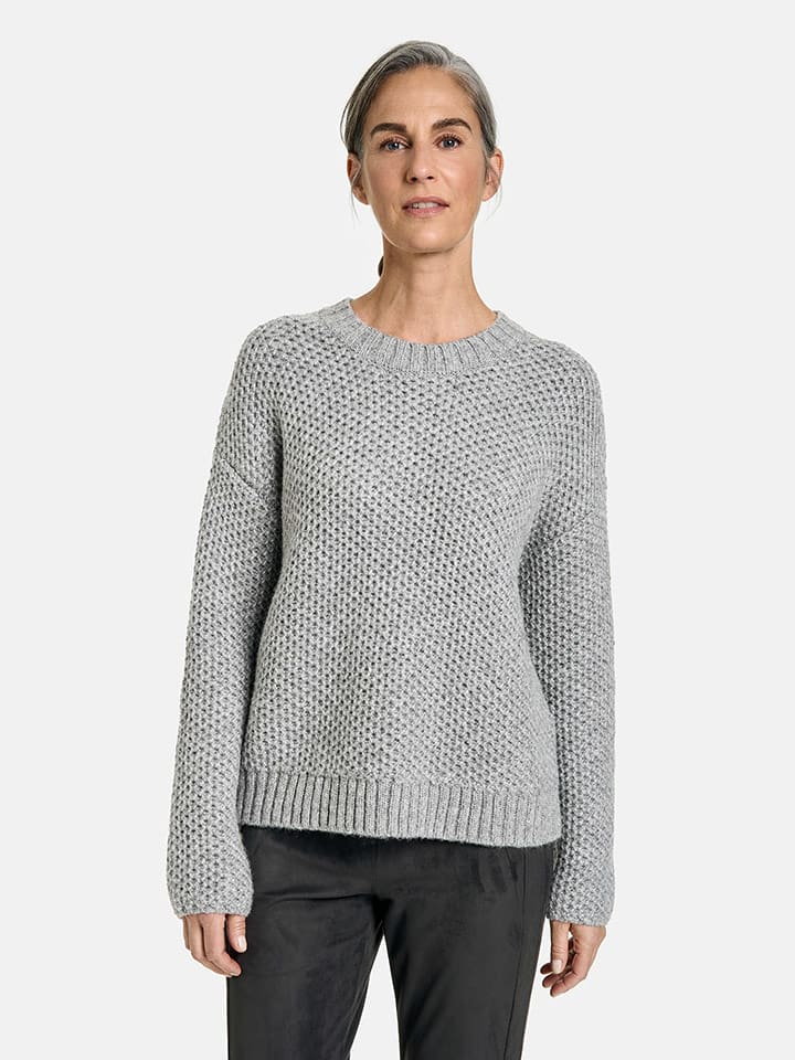 Gerry Weber Sweter w kolorze szarym