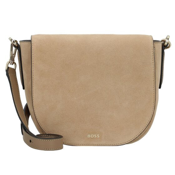 Boss Alyce Torba na ramię Skórzany 23 cm light beige