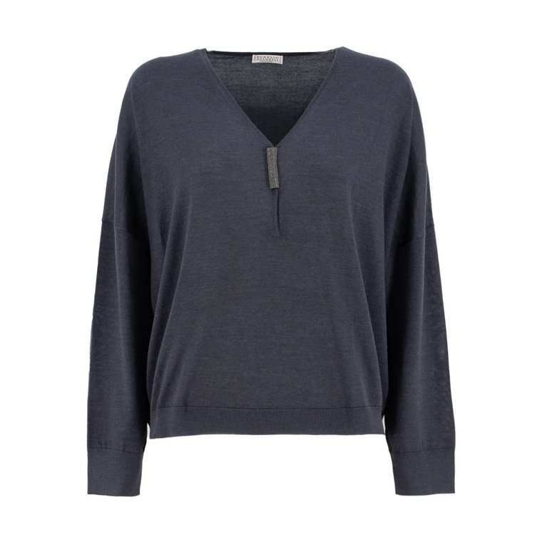 V-neck Knitwear Brunello Cucinelli