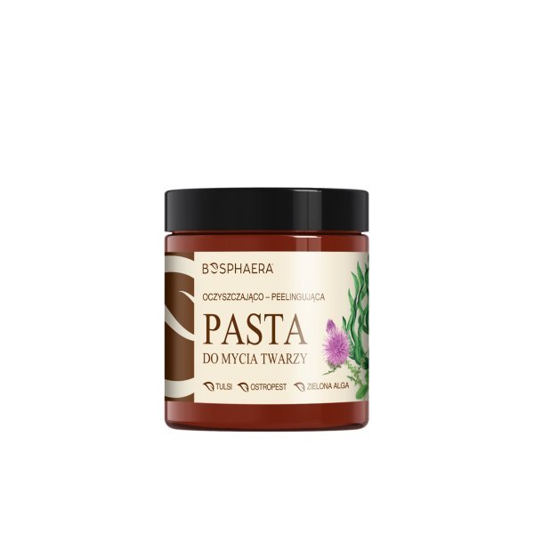 BOSPHAERA Oczyszczająco- Peelingująca Pasta do Mycia Twarzy 100g