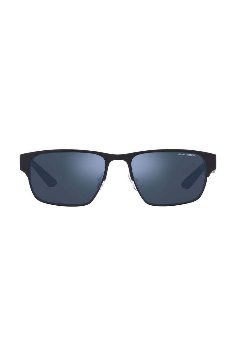 Armani Exchange okulary przeciwsłoneczne męskie kolor szary
