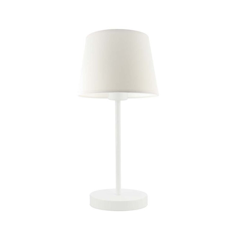 Lampka nocna LYSNE Siena, 60 W, E27, biała, 41,5x19,5 cm