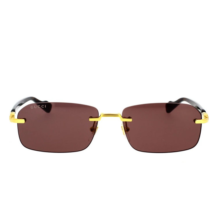 Vintage-inspirowane miejskie okulary przeciwsłoneczne z logo GG Gucci