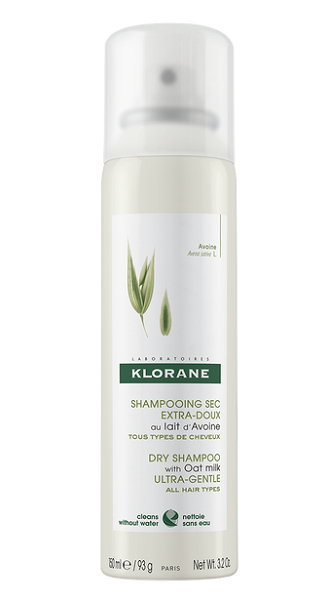 Klorane -  suchy szampon na bazie wyciągu z owsa 150ml