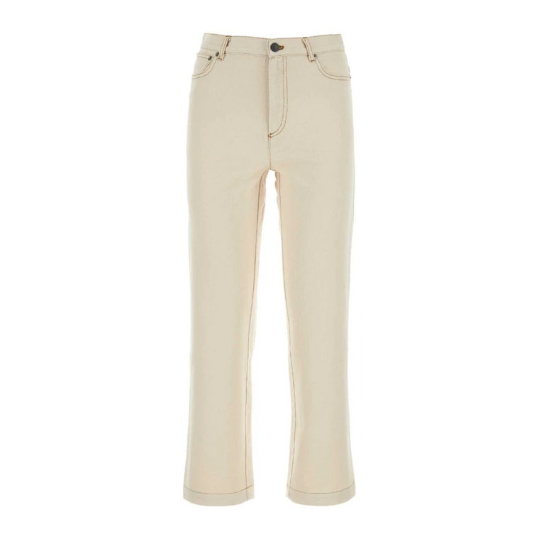 Ivory Denim Jeans - Melange Styl A.p.c.