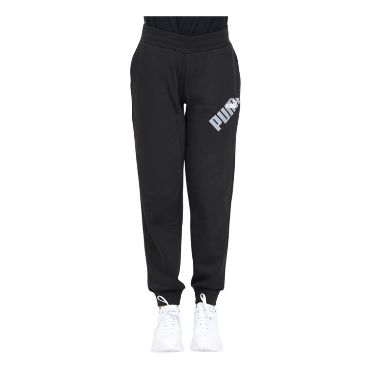 Czarne Power Sweatpants Puma