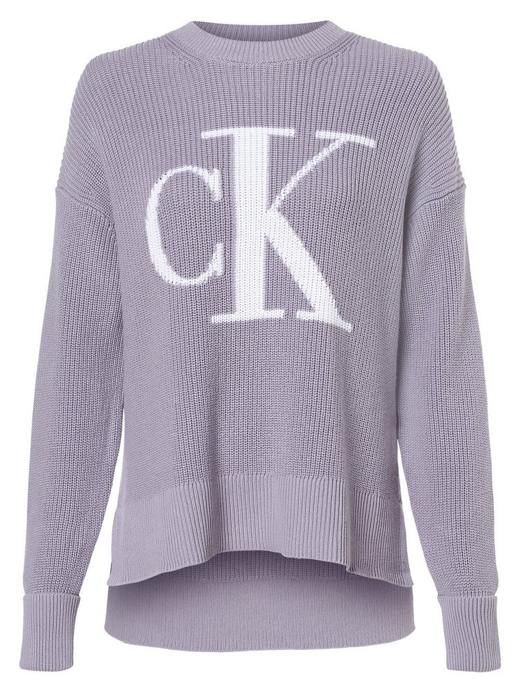 Calvin Klein Jeans - Sweter damski, lila