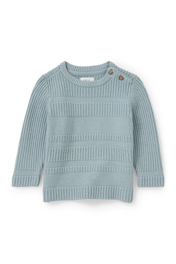 C&A Sweter niemowlęcy, Niebieski, Rozmiar: 80