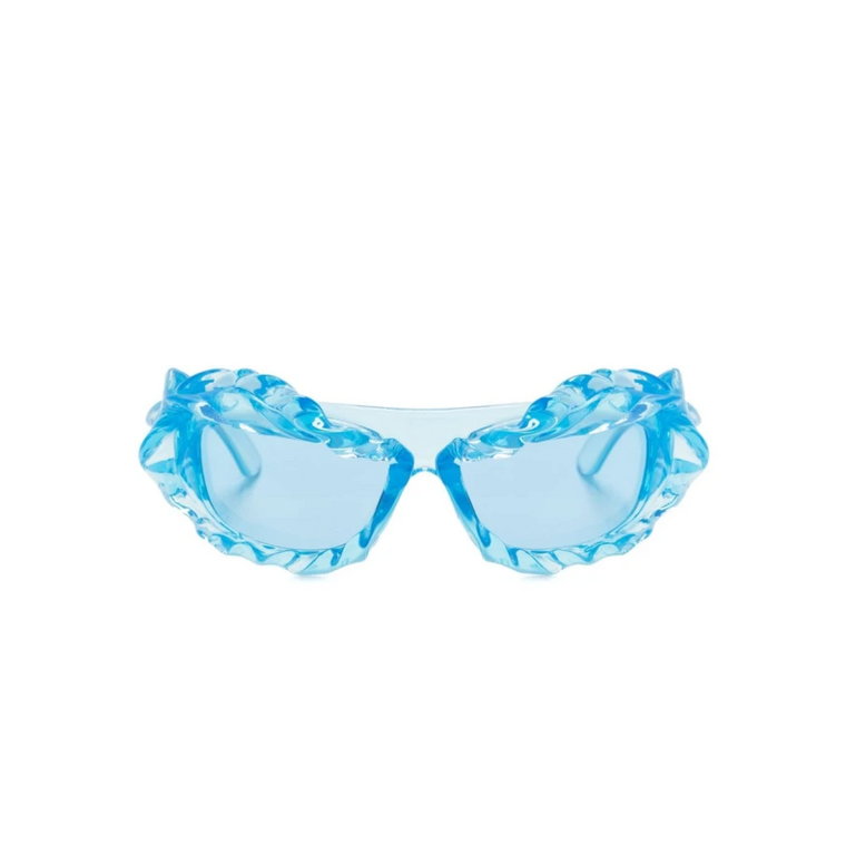 Przezroczyste niebieskie okulary przeciwsłoneczne Ottolinger