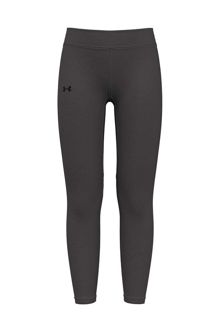 Under Armour legginsy dziecięce kolor szary gładkie