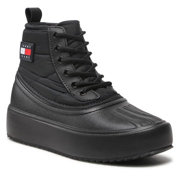 Botki Tommy Jeans - Fashion Boot EN0EN01912 Black BDS