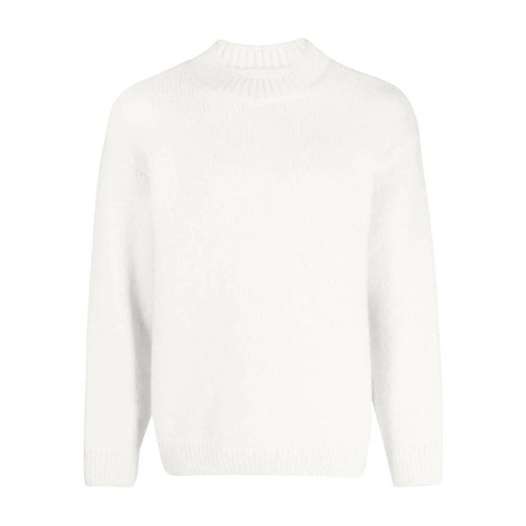 Off-White Alpaca Jacquard Sweater Jacquemus