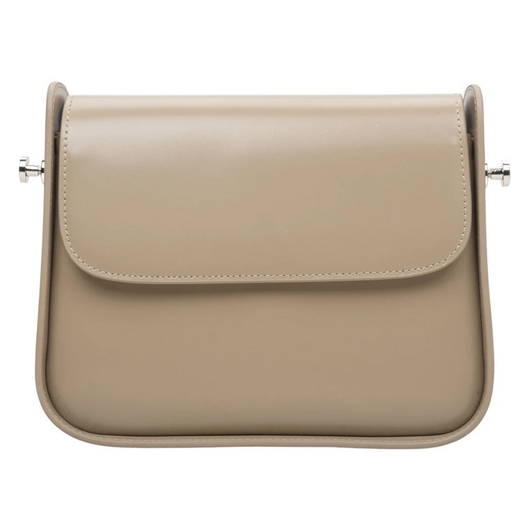 Women's Sand Beige Shoulder Bag made of Genuine Leather Estro Er00113776 Estro