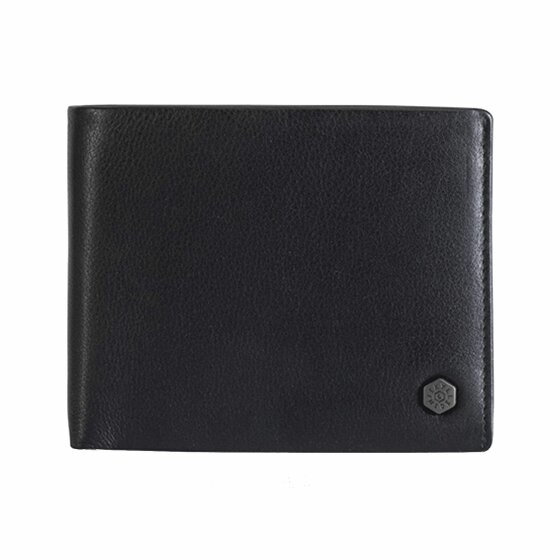 Jekyll & Hide Monaco Portfel RFID skórzana 12 cm black