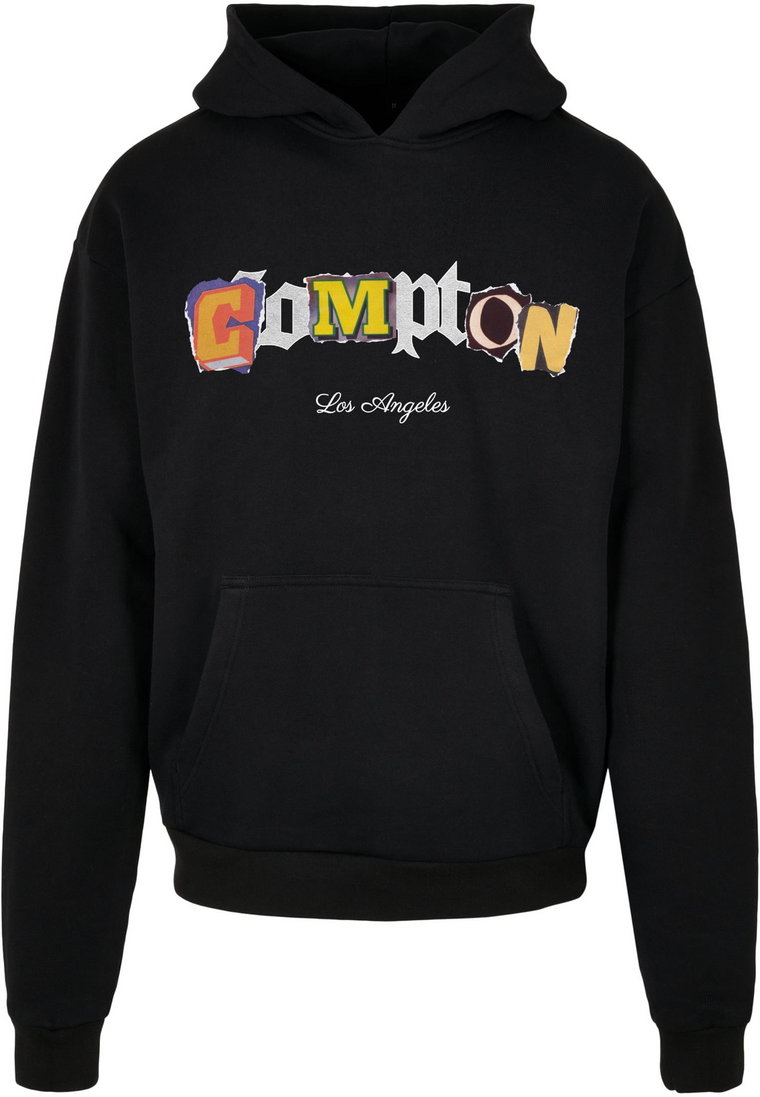 Bluza z Kapturem Męska Oversize Czarna Upscale Compton L.A MT2460