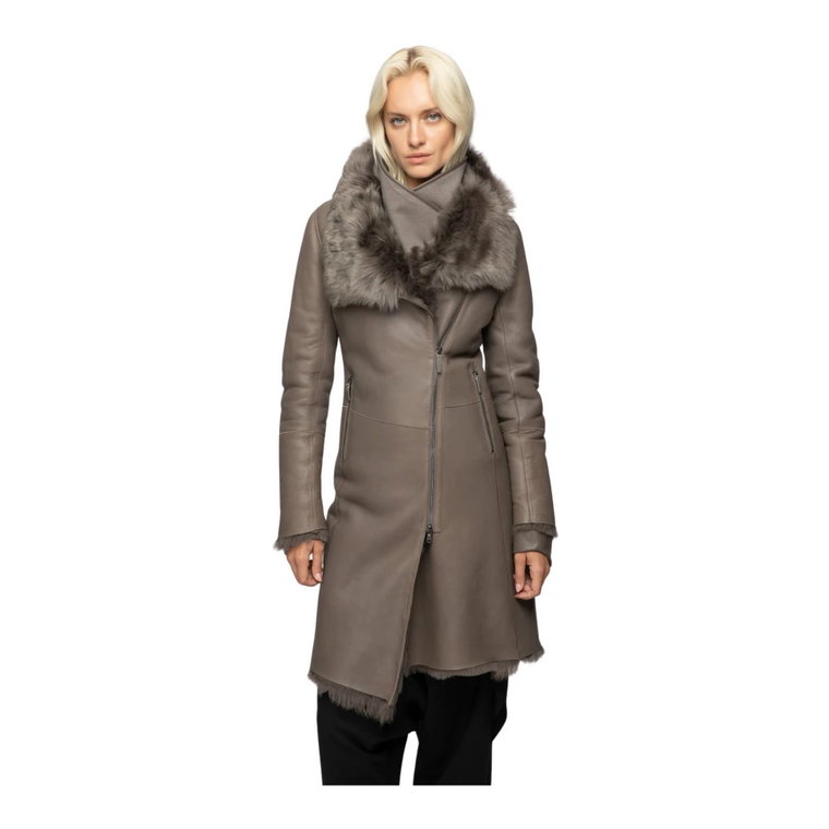 Valerie - Nude Shearling Coat Vespucci by VSP