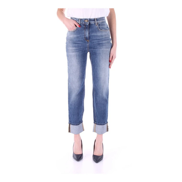 Stylowe Straight Jeans Elisabetta Franchi