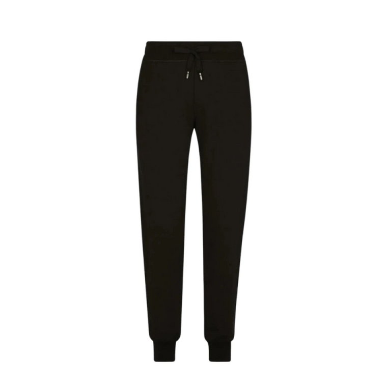 Czarne Spodnie Pantalone Dolce & Gabbana