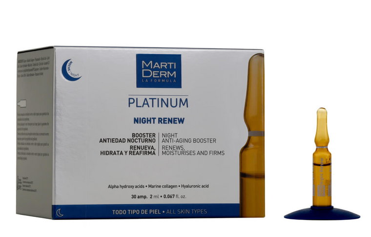 Martiderm Night Renew Serum do twarzy w ampułkach