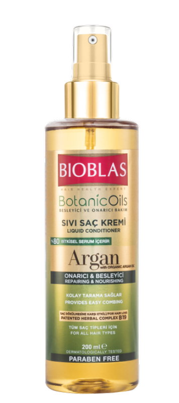 Bioblas Botanic Oils - Odżywka Arganowa w płynie regenerująca 200 ml