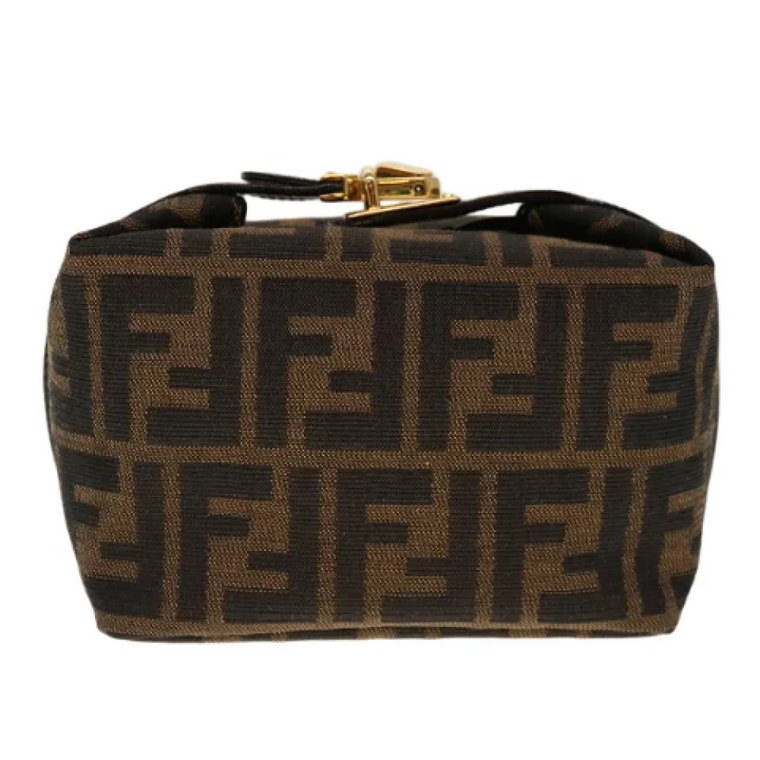 Pre-owned Canvas clutches Fendi Vintage