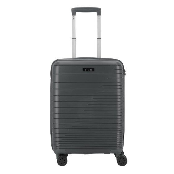 d&n Travel Line 4600 4 kółka Walizka kabinowy S 55 cm grey