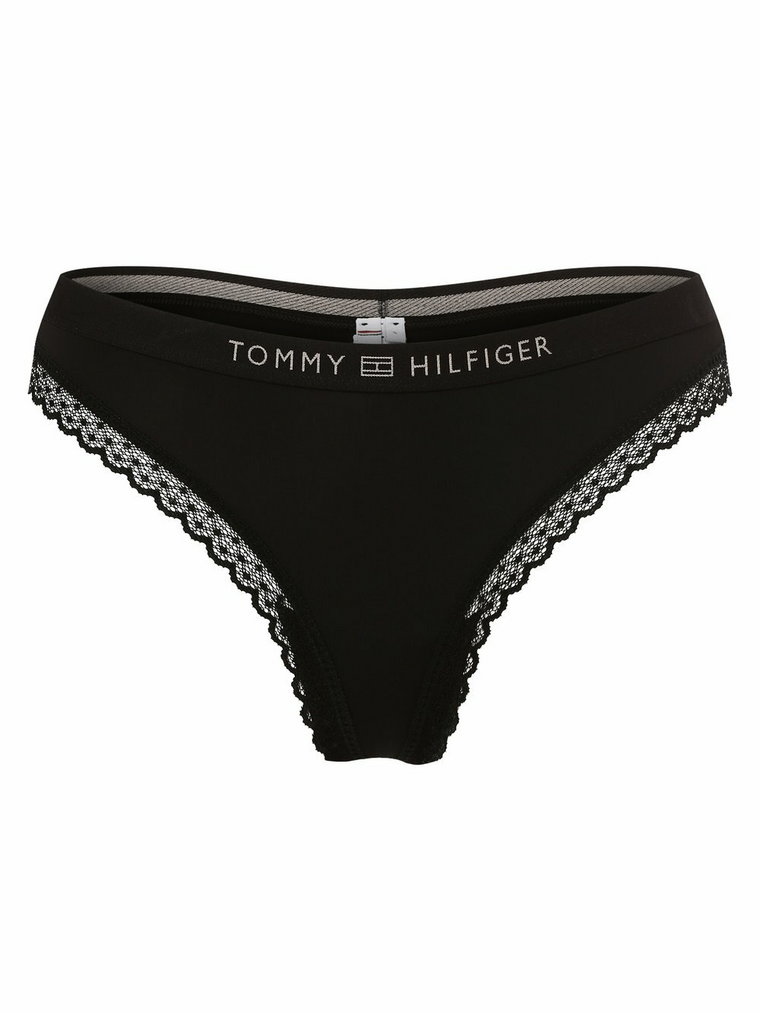 Tommy Hilfiger - Stringi damskie, czarny