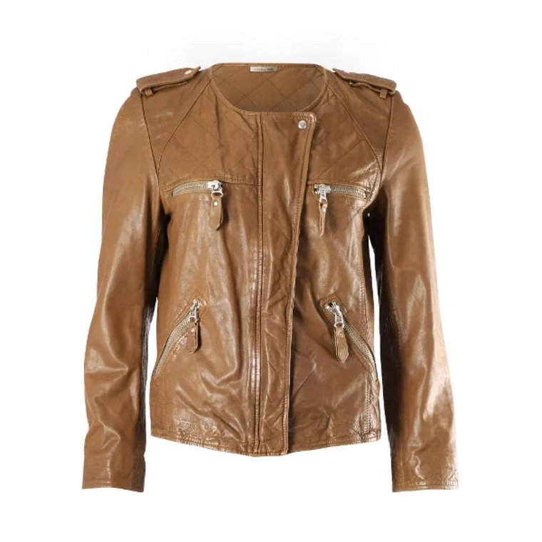 Pre-owned Leather outerwear Isabel Marant Pre-owned