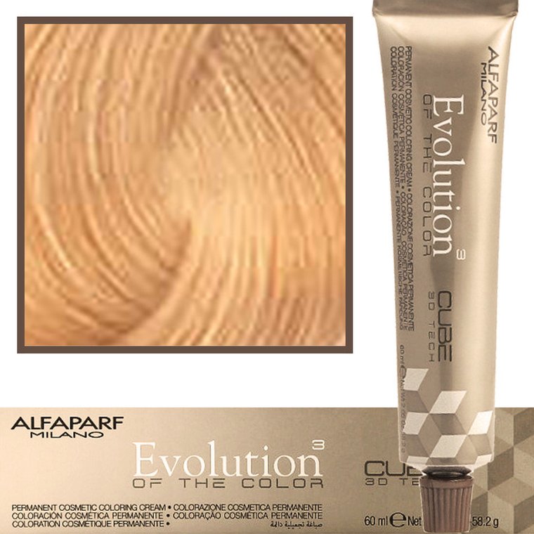 Alfaparf, Evolution of The Color, farba do włosów 9 NB Bardzo Jasny Ciepły Blond, 60 ml