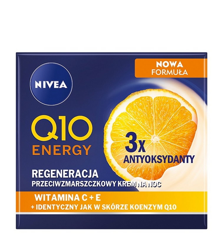 Nivea Q10 Energy Regeneracja - przeciwzmarszczkowy krem na noc 50ml