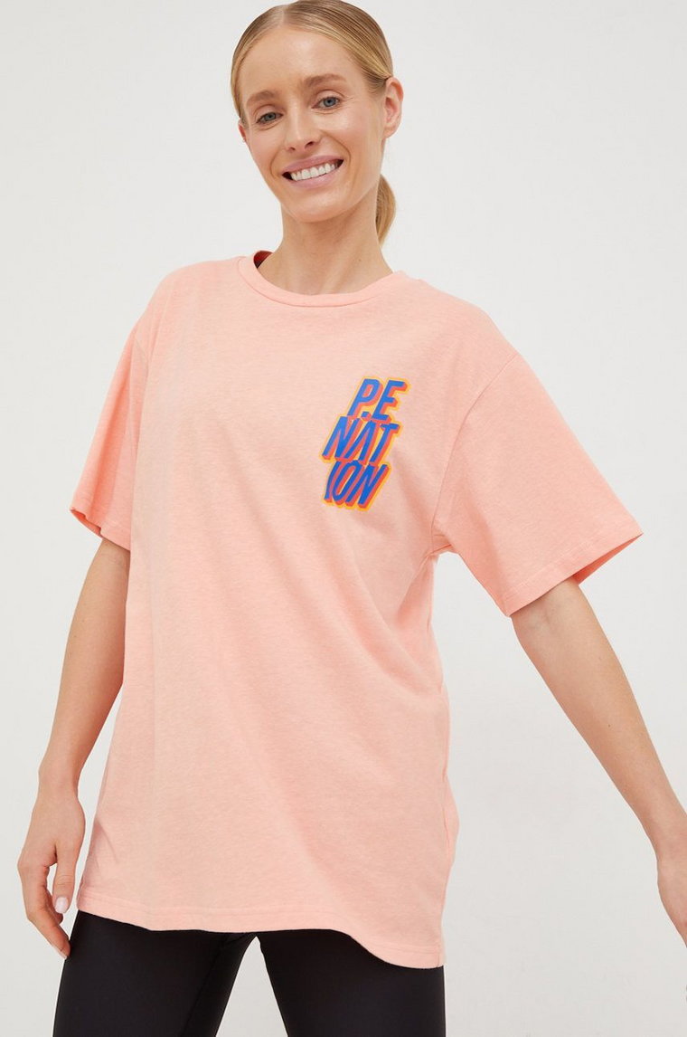 P.E Nation t-shirt damski kolor pomarańczowy
