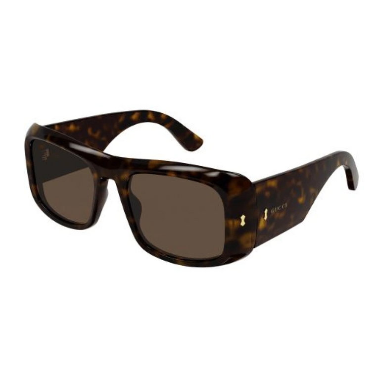 Gg1080S Okulary przeciwsłoneczne - Havana Brązowy Gucci