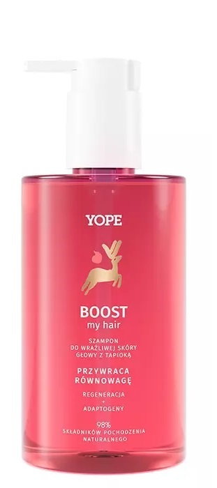 Yope - Szampon Boost włosy zniszczone 300 ml