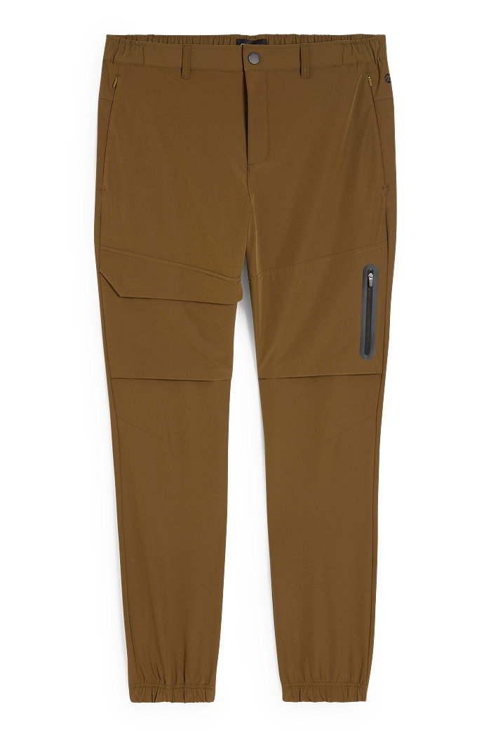 C&A Spodnie funkcyjne-4 Way Stretch, Brązowy, Rozmiar: L