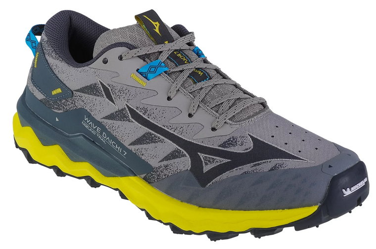 Mizuno Wave Daichi 7 J1GJ227132, Męskie, Szare, buty do biegania, tkanina, rozmiar: 41