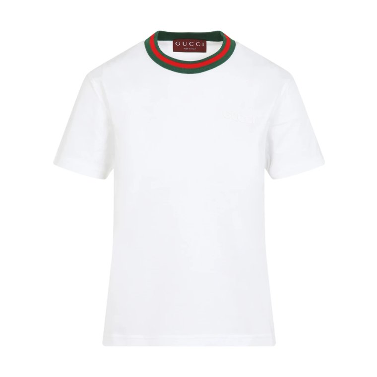 T-shirt z detalem internetowym Gucci