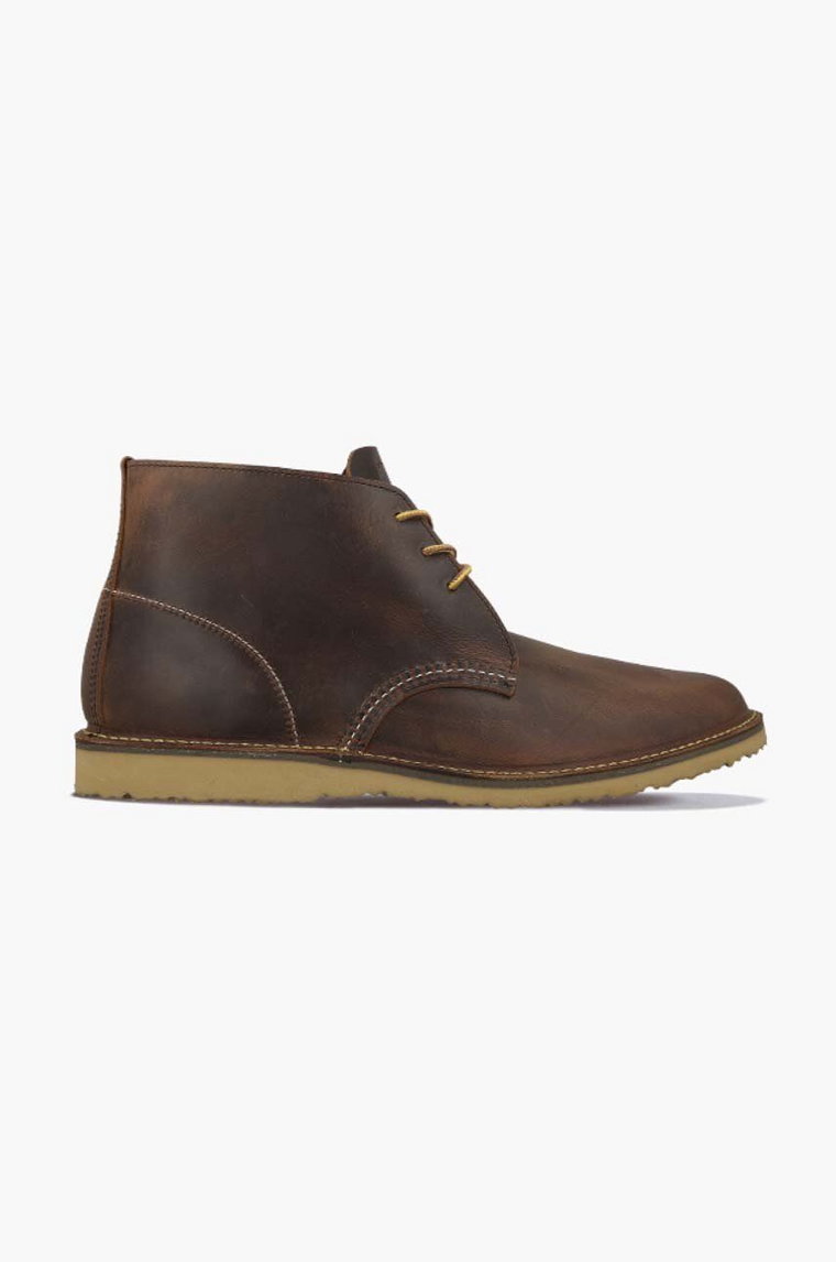 Red Wing buty skórzane Weekender Chukka męskie kolor brązowy 3322