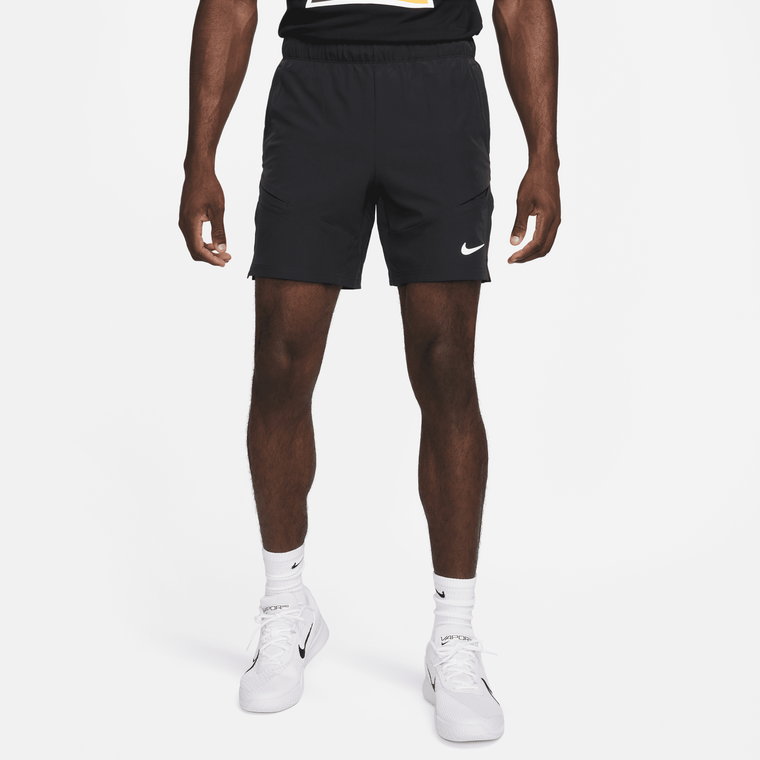 Męskie spodenki tenisowe Dri-FIT 18 cm NikeCourt Advantage - Fiolet