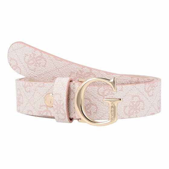 Guess Vikky Pas Skórzany blush logo 85 cm