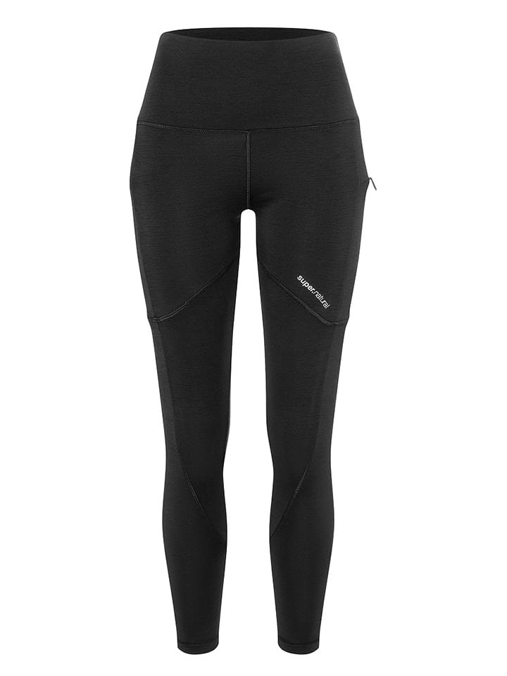 super.natural Legginsy funkcyjne "Alpine Active" w kolorze czarnym