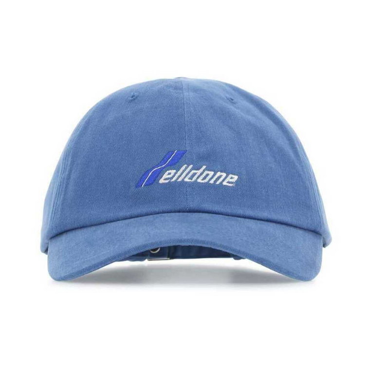 Jasnoniebieska bawełniana czapka baseballowa We11Done