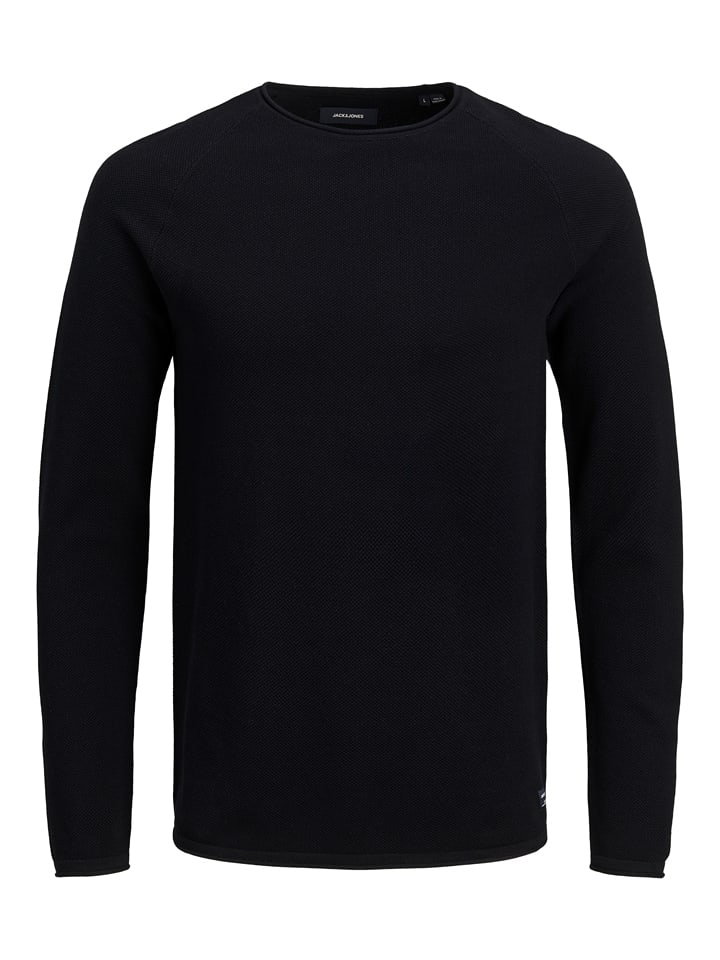 Jack & Jones Sweter "Hill" w kolorze czarnym