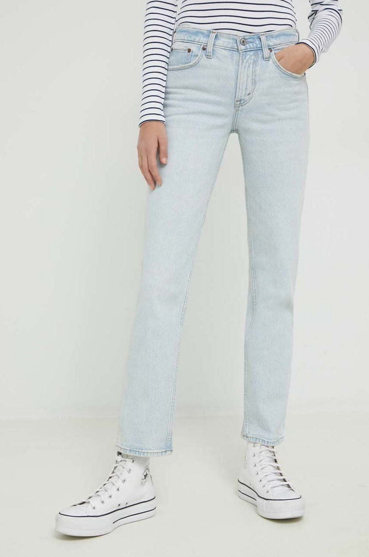 Abercrombie & Fitch jeansy damskie medium waist