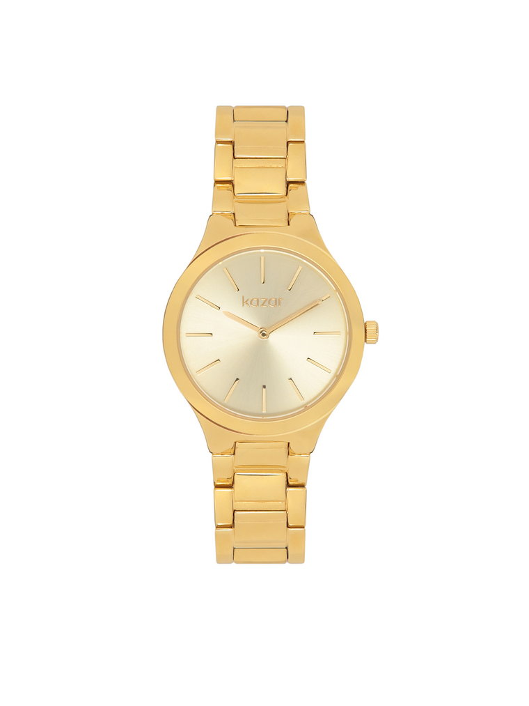 Zegarek damski na bransolecie w złotym kolorze