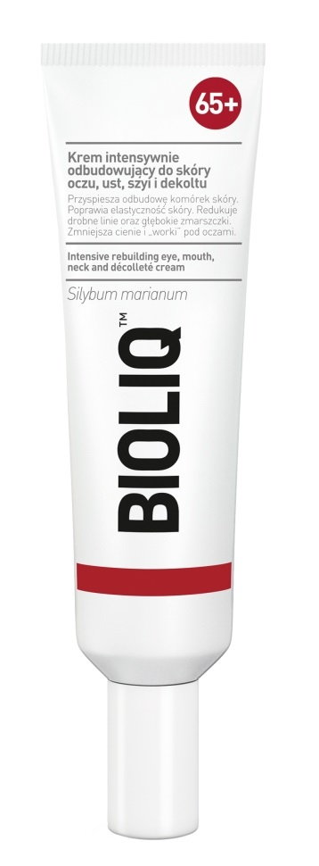 Bioliq - Krem intensywnie odbudowujący do skóry oczu, ust, szyi i dekoltu 65+ 30ml