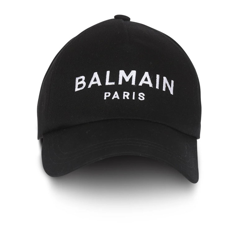 BaweÅniana czapka z logo Balmain