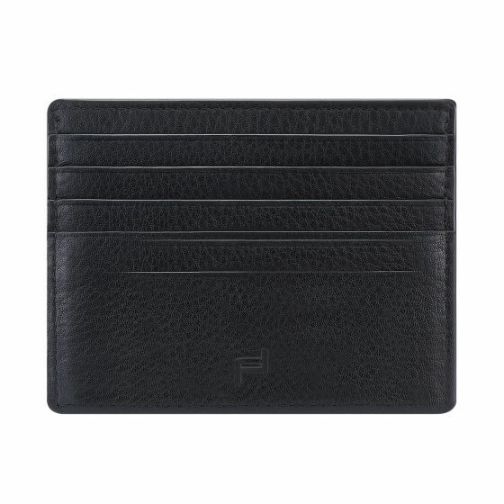 Porsche Design Skórzane etui na karty kredytowe RFID 10 cm black