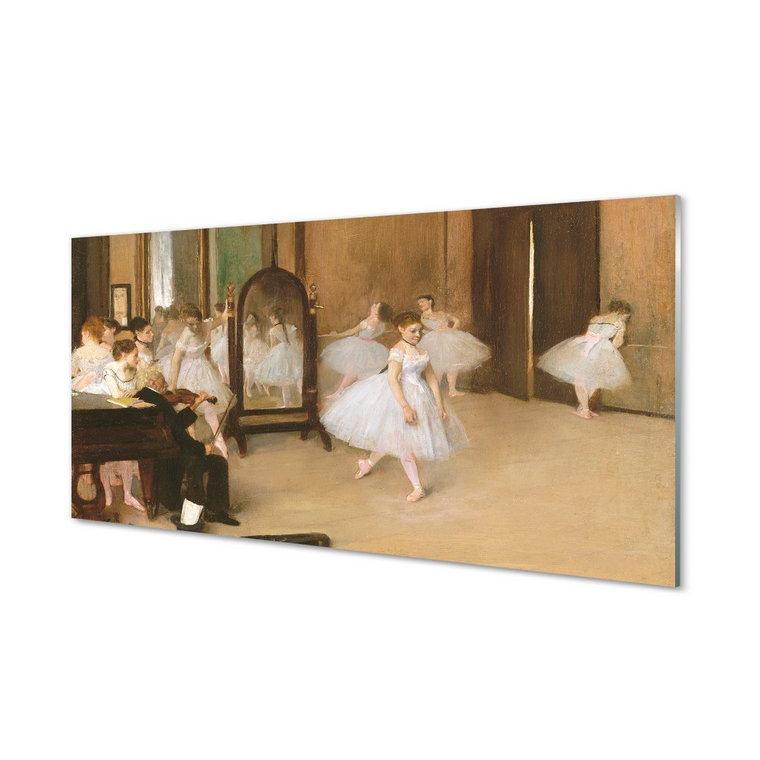 Szklany panel do kuchni Balet taniec zabawa 120x60
